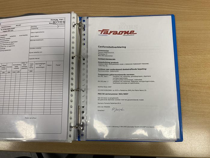 Gebruikt 2010 Faraone PK50S, Hoogwerker, 5 meter