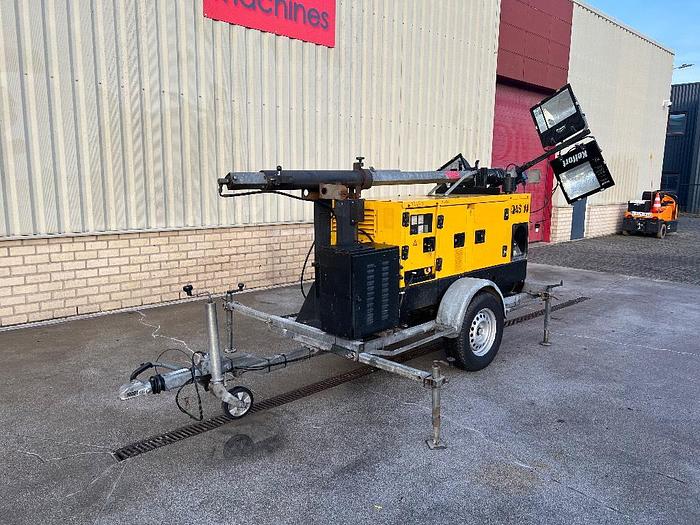 Gebruikt Atlas Copco QAS 14, Generator + Lichtmast / Light tower
