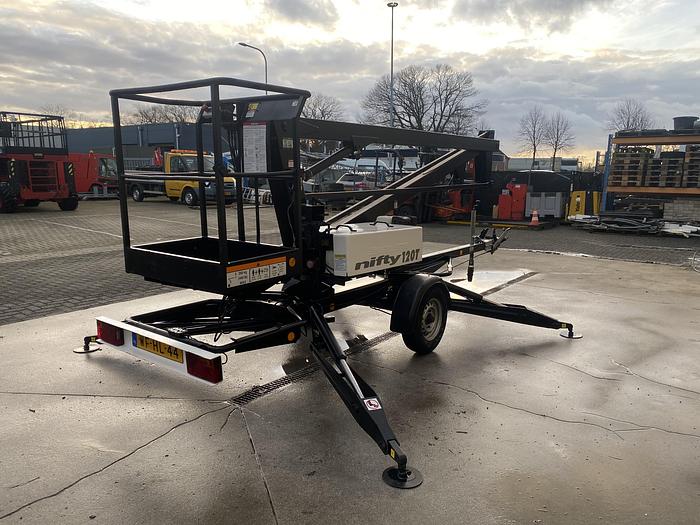 Gebruikt 2002 Niftylift 120HPE, Aanhanger hoogwerker, 12 meter