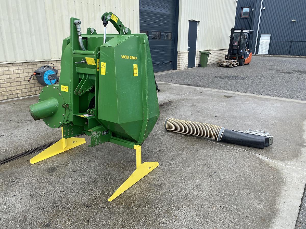 Gebruikt 2008 John Deere MCS 580 H, Hoogkieper, Opvangbak + afzuiging