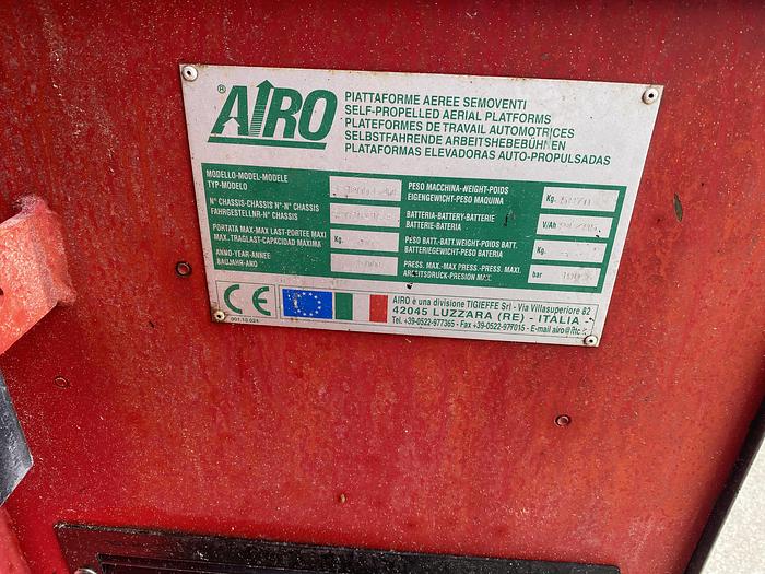 Gebruikt 2001 Airo SF1200-D-4WD, 4x4 Schaar hoogwerker, 14 meter