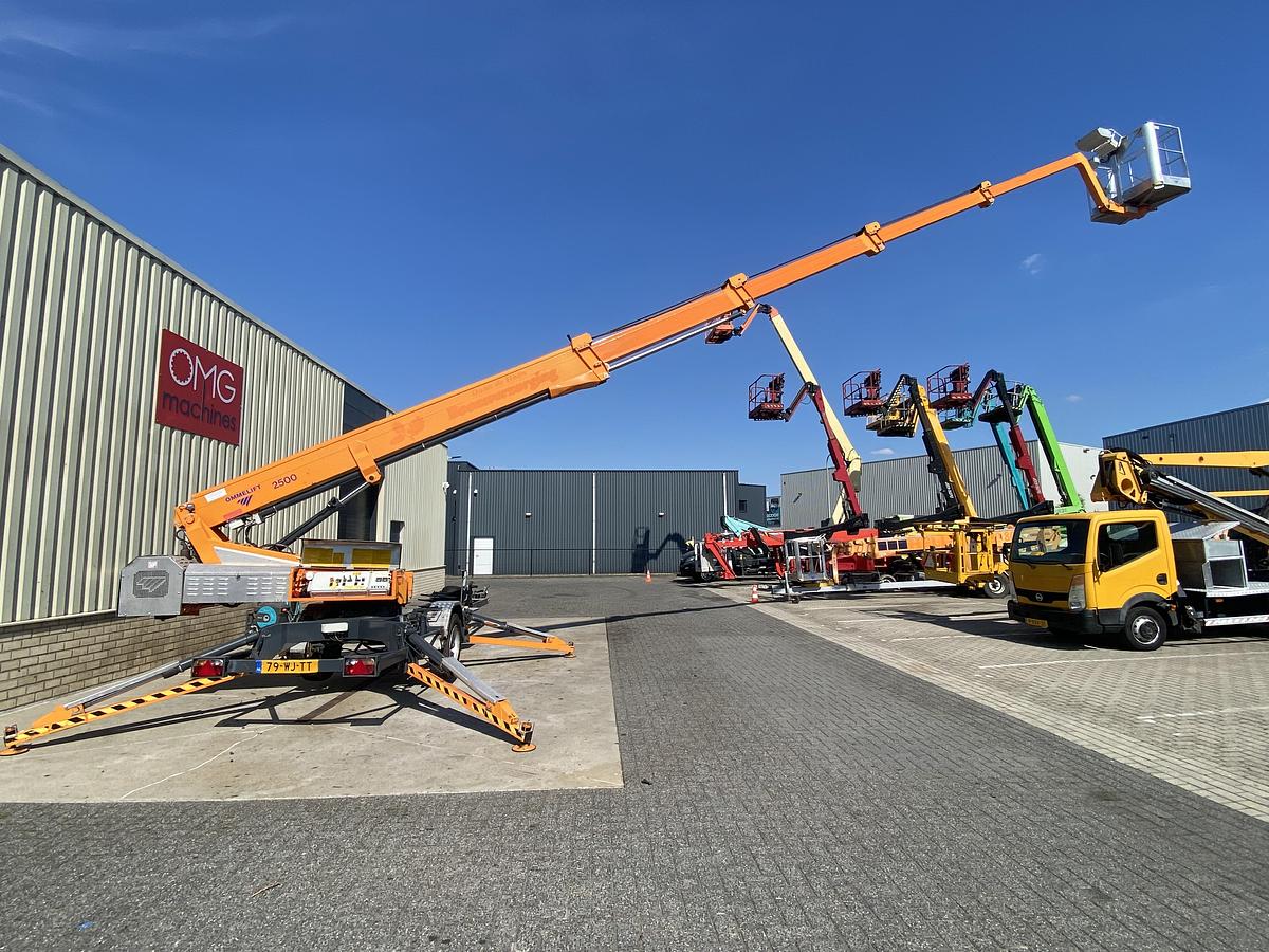 Gebruikt 2005 Omme 2500 ED, Aanhanger hoogwerker, 25 meter