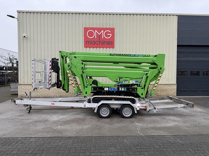 Gebruikt 2021 Ruthmann Bluelift SA22, Spin hoogwerker, 22 meter