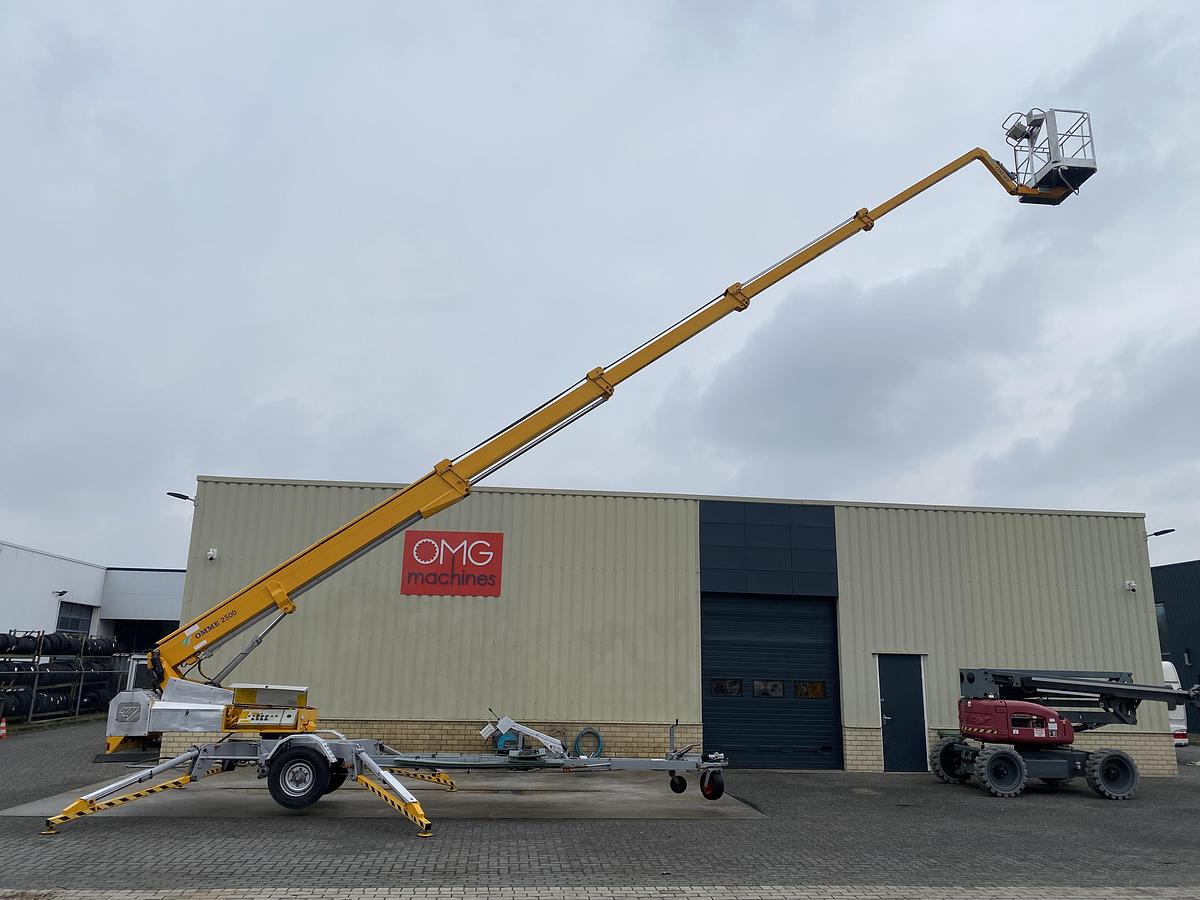 Gebruikt 1996 Omme 2500 EBDZ, Aanhanger hoogwerker, 25 meter
