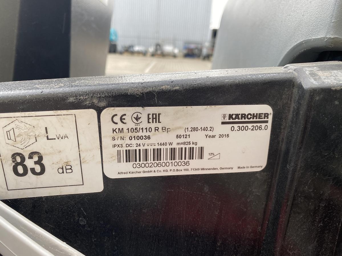 Gebruikt 2015 Karcher KM 105/110 R Bp, Veegmachine, hoogkieper