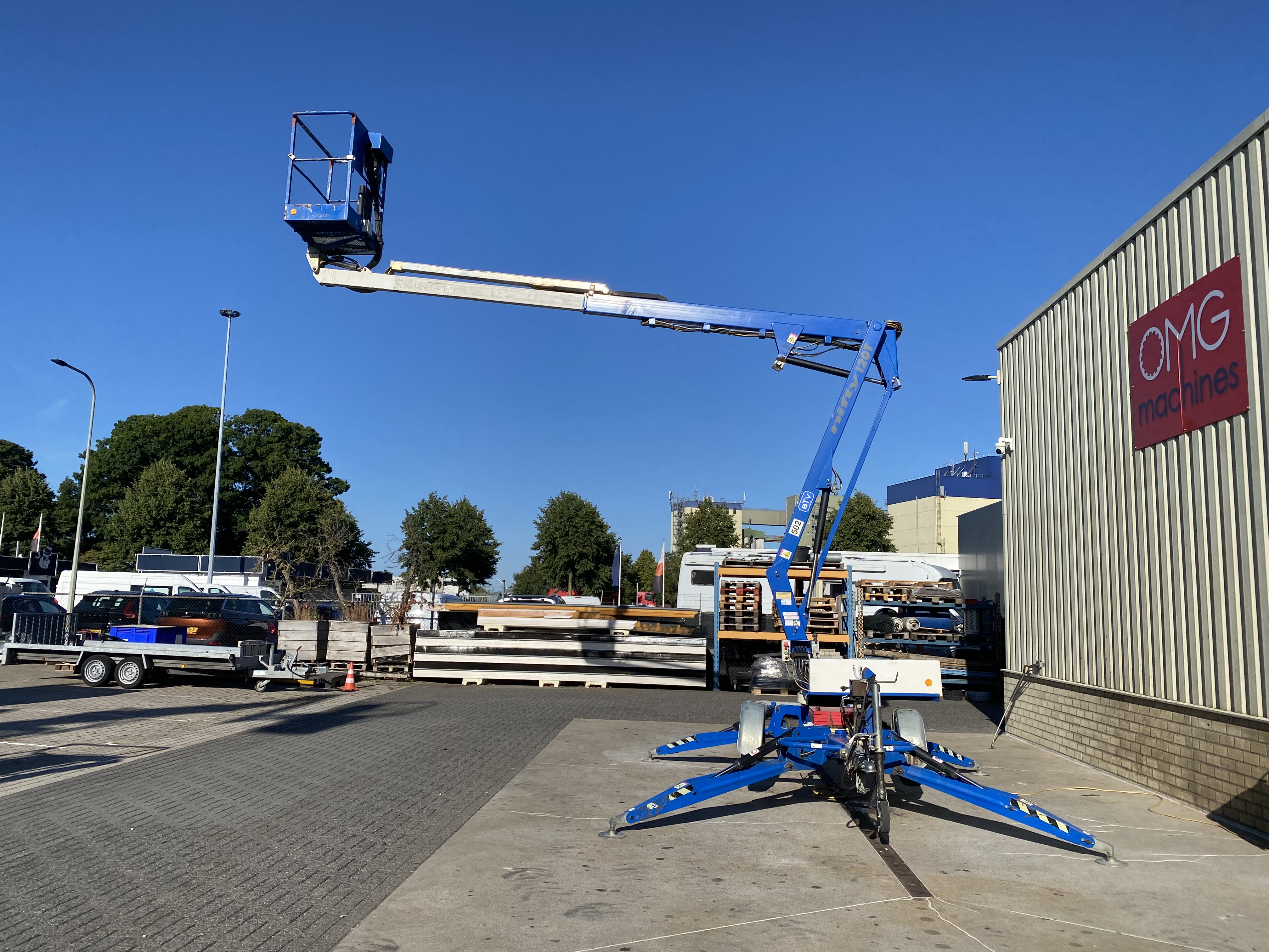 Gebruikt 2016 Niftylift 120TAC, Aanhanger hoogwerker, 12 meter