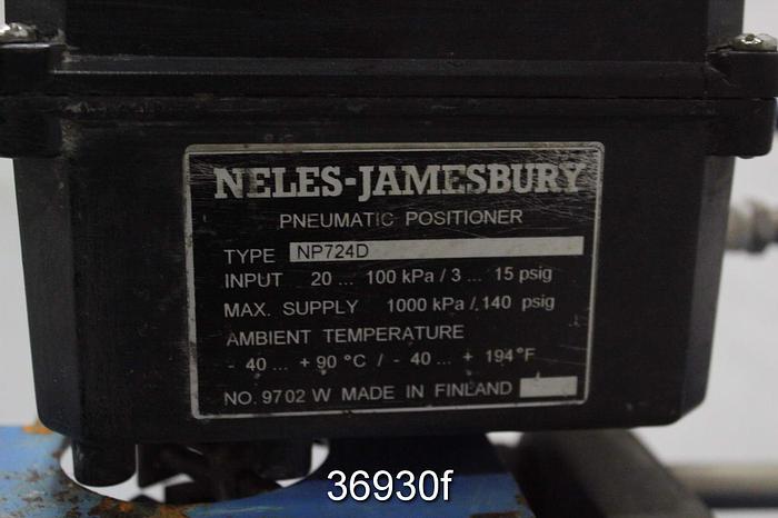 Used Neles Jamesbury 6" Ball Control Valve, 6 7150 31 3600 MTT2 #36930