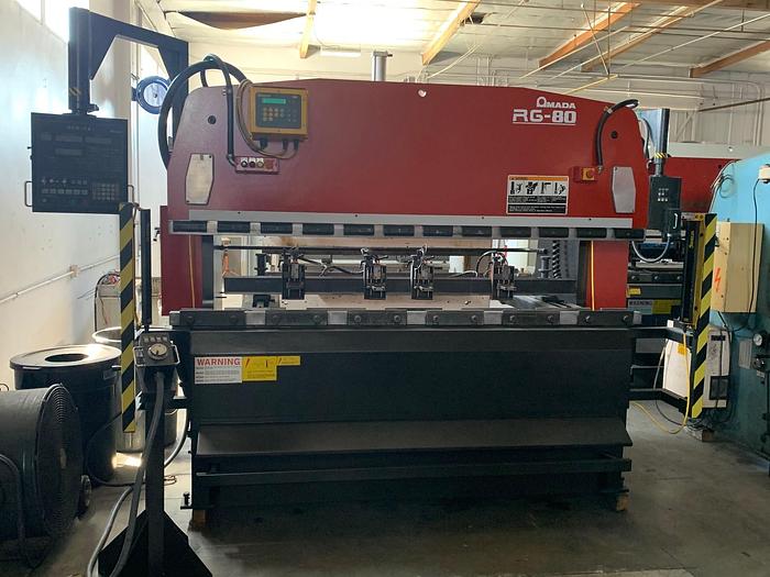 Used 2001 88 Ton Amada RG-80 CNC Press Brake