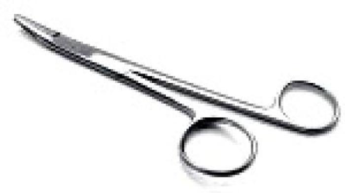 Used Holder Suture Needle and Scissor Gillies Left Handed 165mm (6-1/2in)