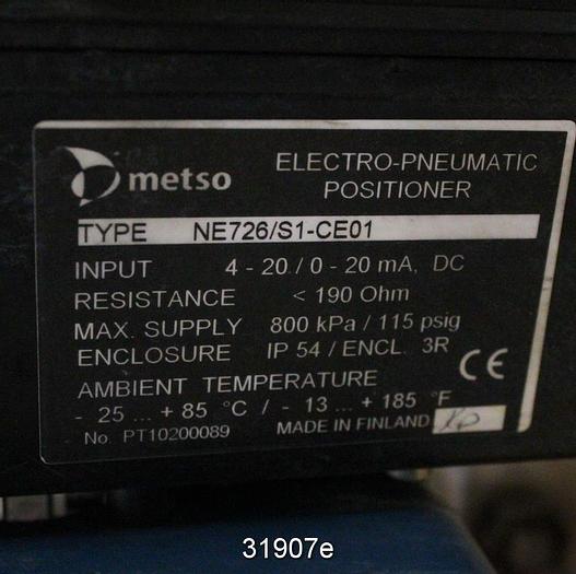 Used Neles Jamesbury 5150 313600TT2 6" Ball Control Valve #31907