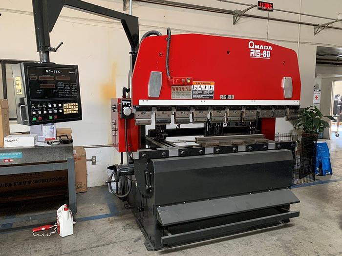 Used 1985 88 Ton Amada RG-80S CNC Press Brake