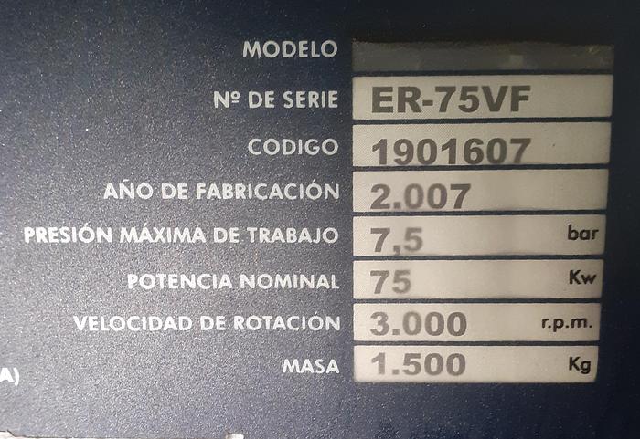 Usado Compressor BETICO 75kw