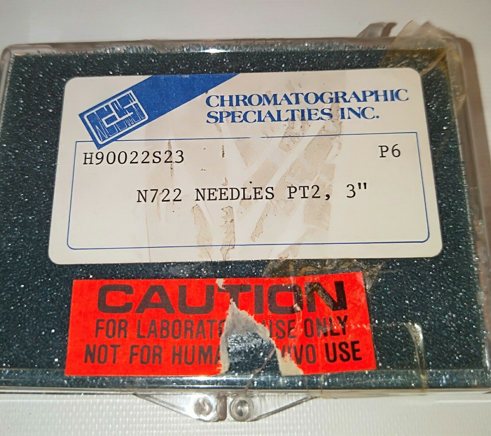 New open box ChromSpec H90022S23 PT3 Injection Needle - 3"L