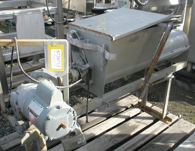 Used Mill, Pug, 19" X 15" X 14", Walker, S/st, 3/4 HP, #S736713