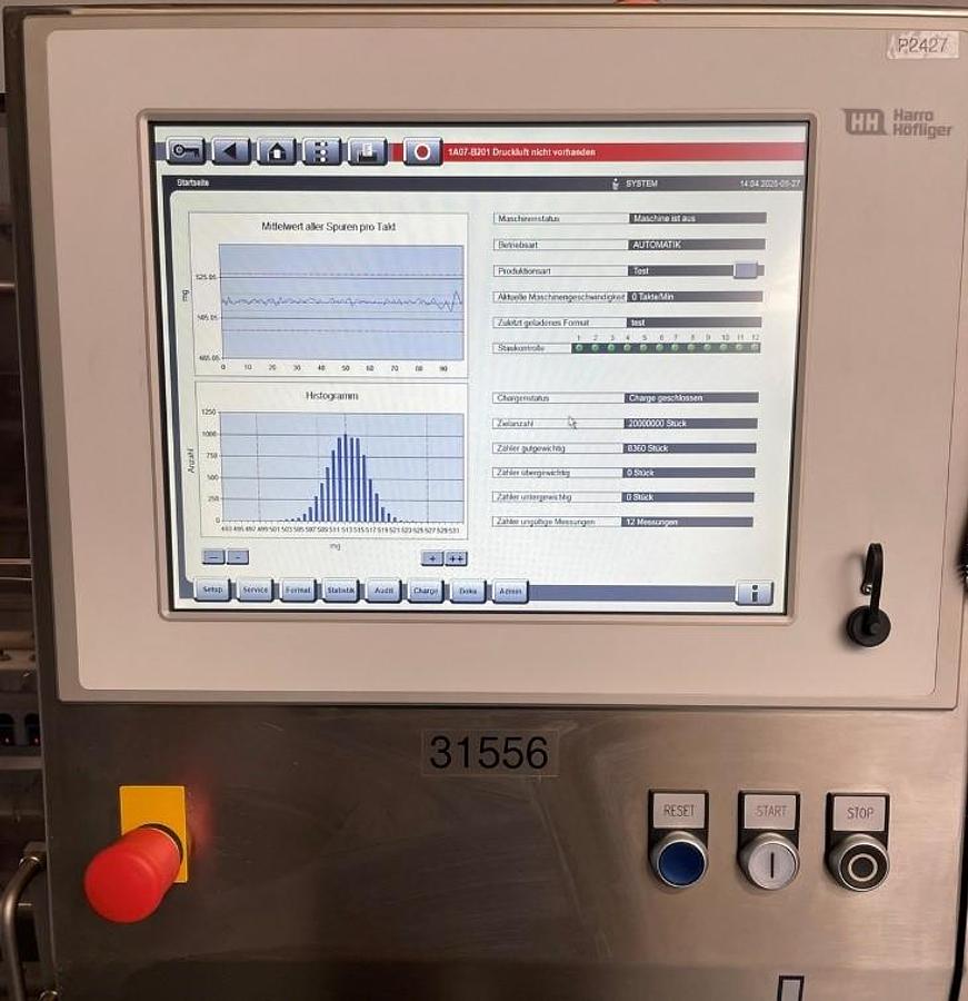 Used R 16966 D - Checkweigher for Capsules HARRO HÖFLIGER ACCURA-C