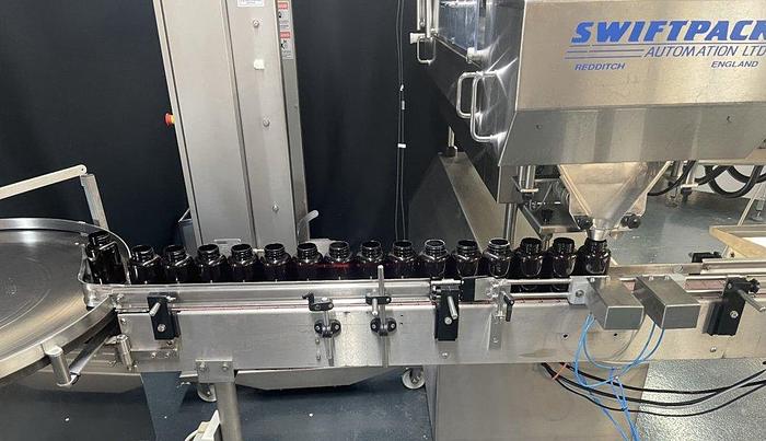 Used I 16519 D - Tablet counting machine with capper & labeller as a line IMA SWIFTPACK