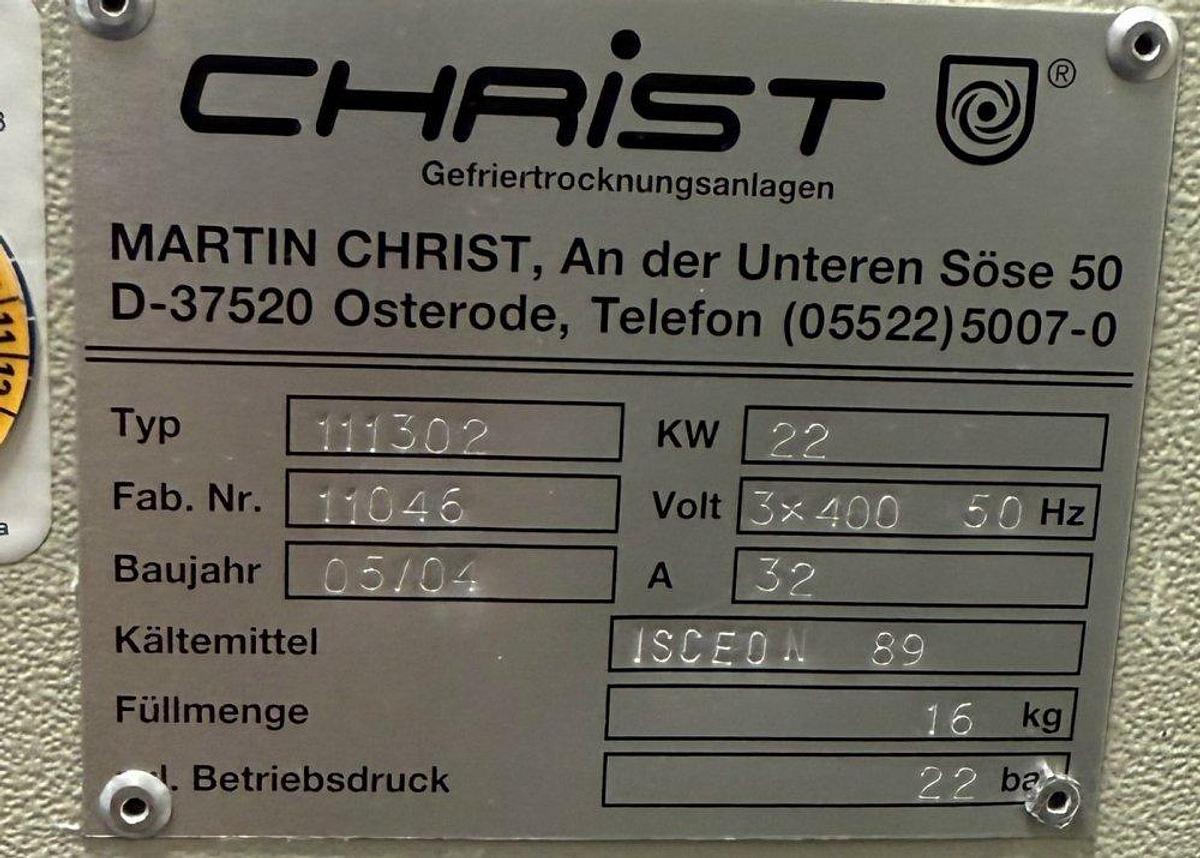 Used E 17004 D - Freeze Dryer CHRIST EPSILON 2-12 D