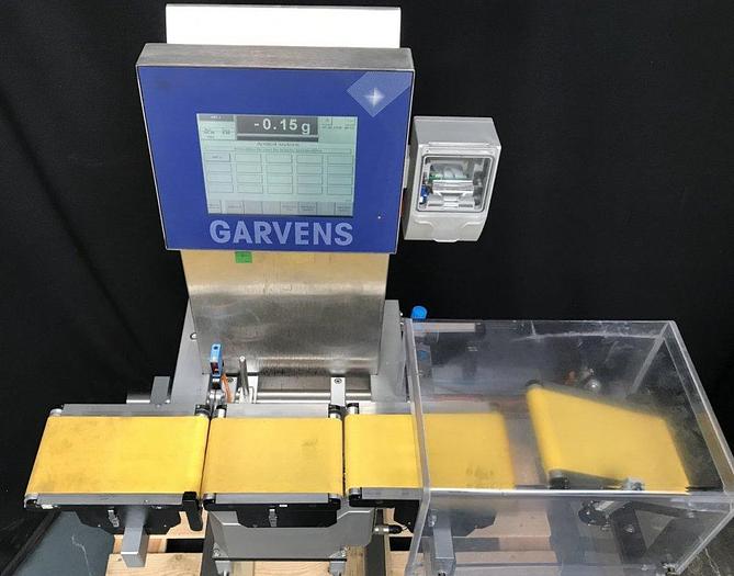 Used R 16118 D - GARVENS S 2 Checkweigher up to 250 g with printer