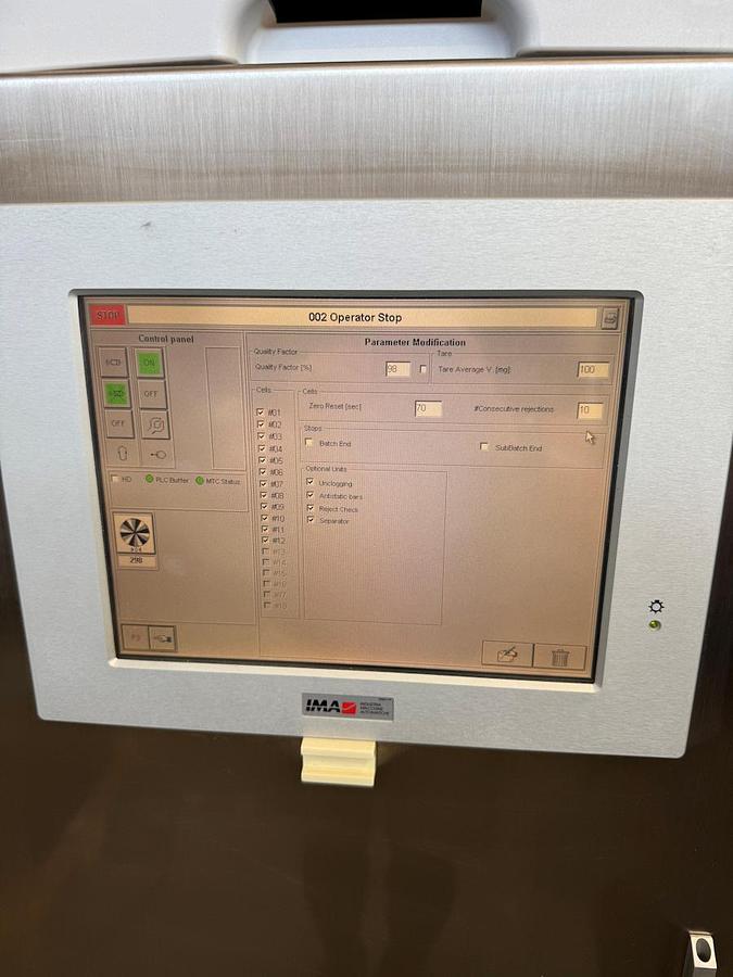 Used R 17031 E - Checkweigher for Capsules IMA PRECISA 12