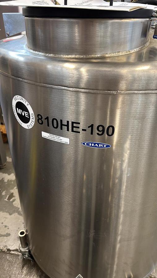 Used W 13044 E Cryogenic Storage System CHART MVE 810 HE-190 FD