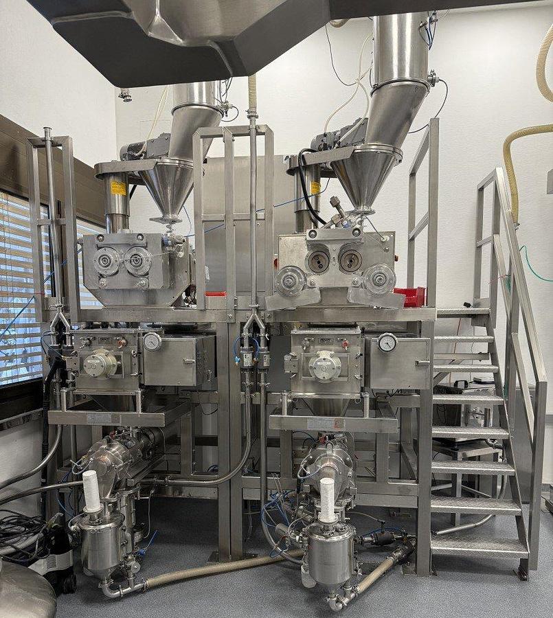 Used C 16983 D - Pharmapaktor / Dry granulation plant AZO - BEPEX - FREWITT DUAL