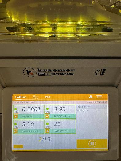Used U 16507 - Tablet Inspection Machine Kraemer Lab.line P4+