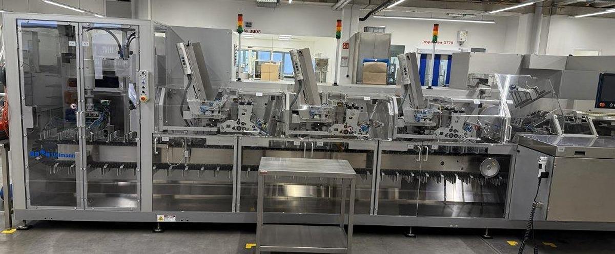 Used I 17280 D - Blister and cartoning line for pens, syringes, or vials UHLMANN UPS 5 - C 2156
