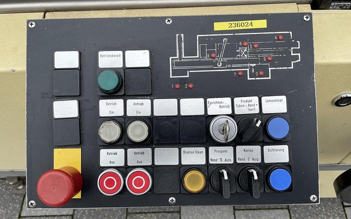 Used N 16336 D - Cartoner for Blister packs, Tubes, Bottles etc. IWKA CP 80