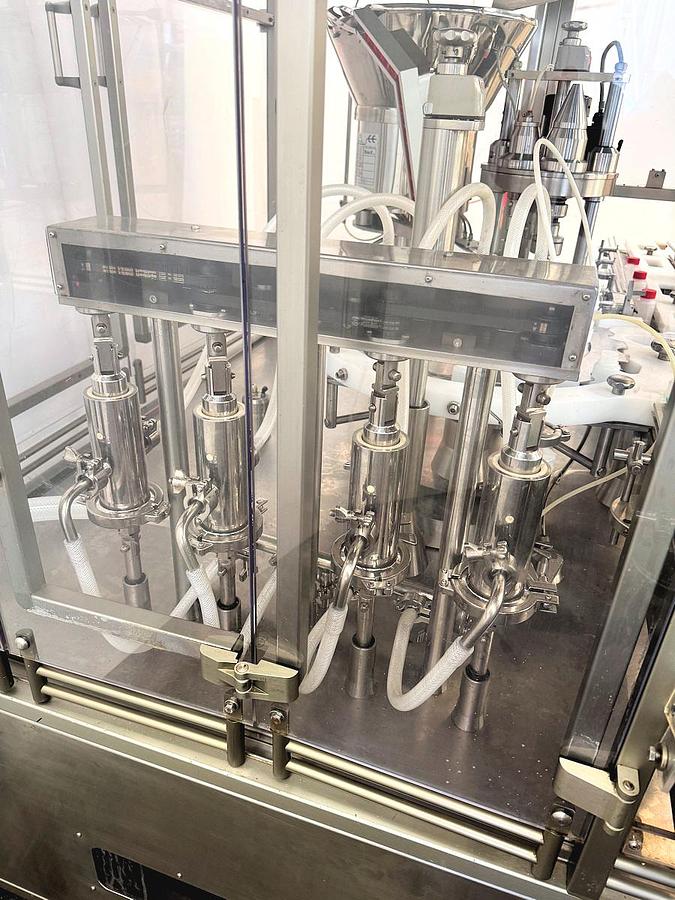 Used J 16936 E - Liquid Filler / Screw ROMACO MACOFAR LVI 4