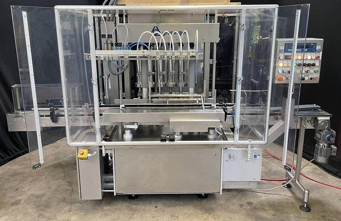 Used J 16159 D - Liquid Filling and Closing Line GRONINGER DFV 6000 - DECKERT AVR 200