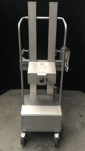 Used P 16080 D - SCHNEIDER Robusto FL 120 stainless steel pallet stacker with swivel gripper arm for drums
