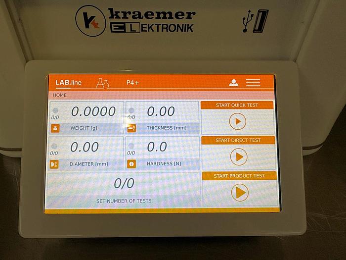 Used U 16506 - Tablet Inspection Machine Kraemer Lab.line P4+