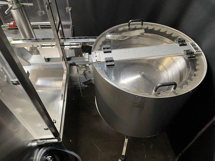 Used K 16077 D - OMAS G 250 Monobloc Powder Filling/Capping Machine