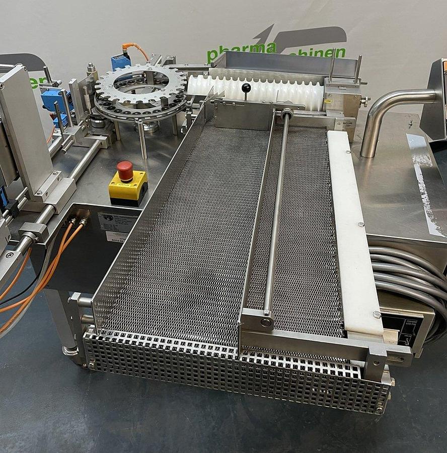 Used M 17145 D - Labeller for round objects for Vials and ampoules ROTA RE 100