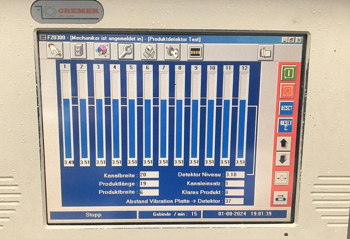Used I 16457 D - Tablet/Capsule Packaging Line LOGIC DECKERT CREMER KUGLER PAGO