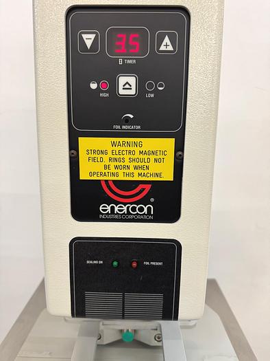 Used L 16576 E - Induction Sealer ENERCON LM3950-07 'Auto-Junior' - Semi-Auto