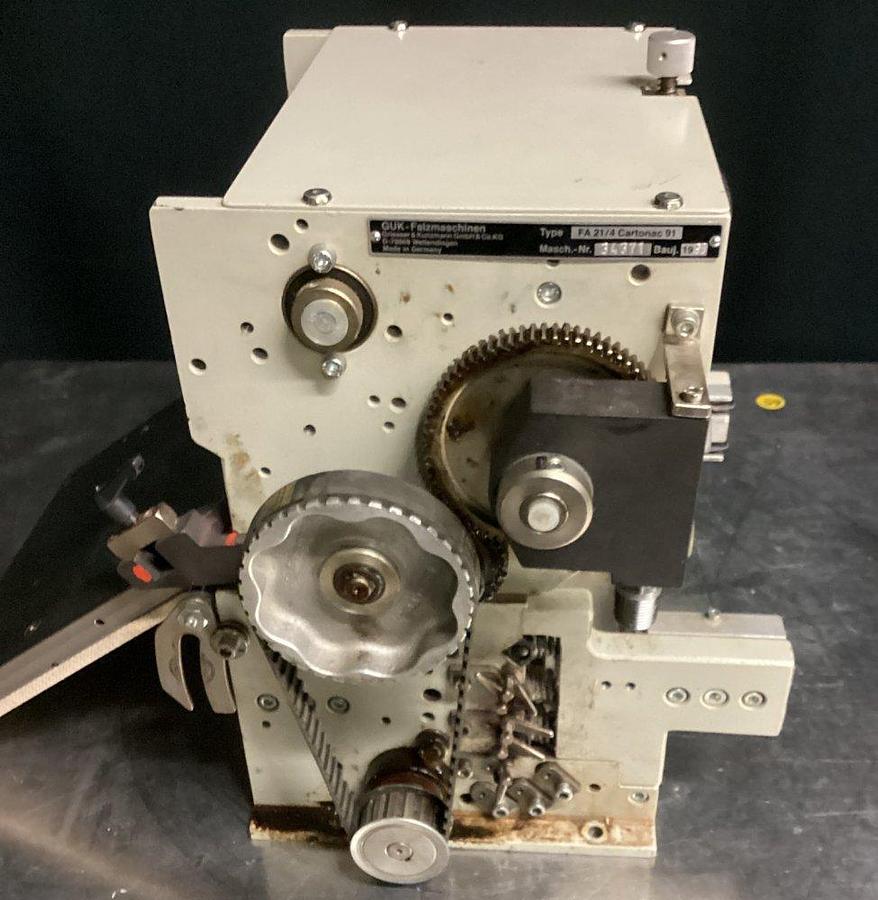 Used N 17262 D - Automatic Brochure Folding Machine (Mounted Machine) GUK FA 21/4 CARTONAC 91