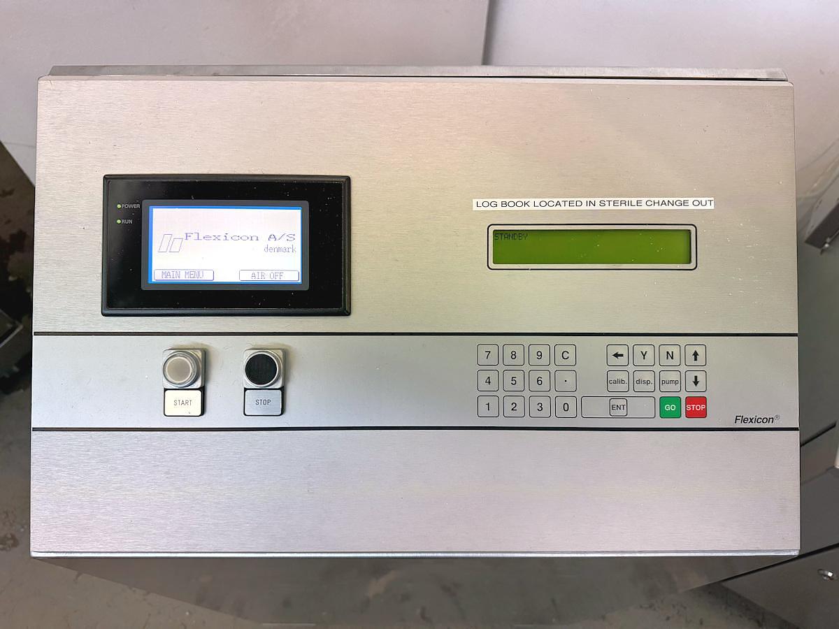 Used J 17300 E - Vial Filler, Stopper Inserter, Cap Closer FLEXICON FMB 200L