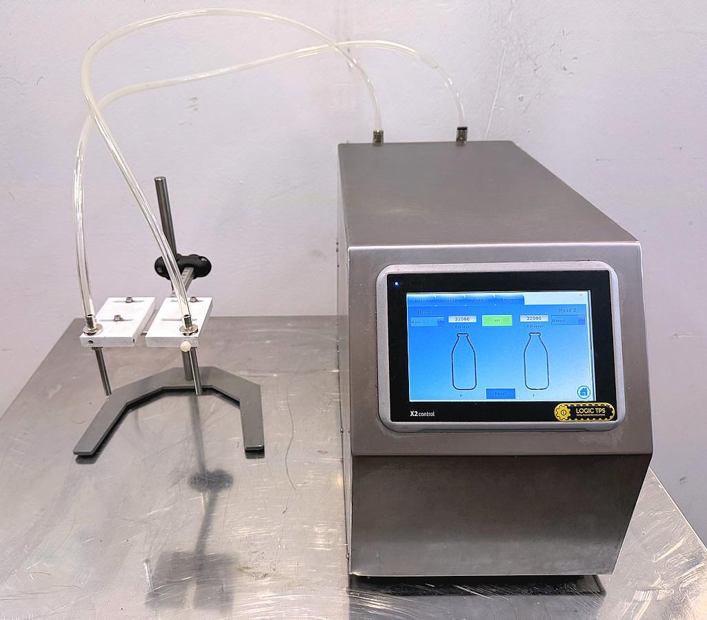 Used J 16269 E - Liquid Filler Logic LF 2 - Twin Head
