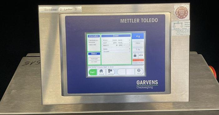 Used R 16515 D -  Checkweigher up to 10,000 g GARVENS XE 40