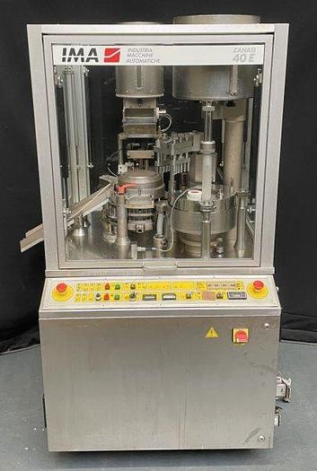 Used G 15990 D - IMA Zanasi AZ 40 E Capsule Filling Machine for Powder
