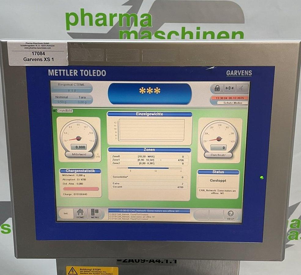 Used R 17084 D - Checkweigher up to 200 g GARVENS XS1