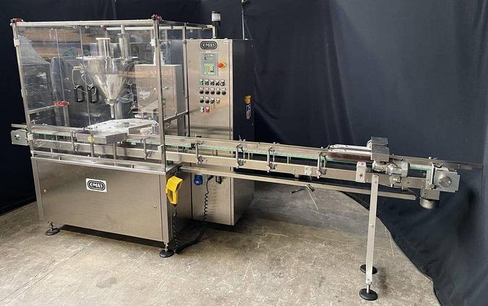 Used K 16077 D - OMAS G 250 Monobloc Powder Filling/Capping Machine