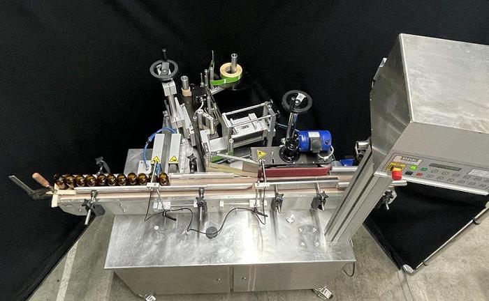 Used M 16401 D -  Labeller for Round Bottles BBK RAPID SM SL 120 