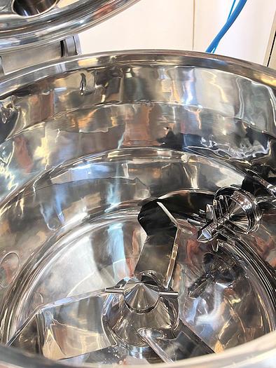 Used A 15907 E - Mixer / Granulator GLATT VG 65/10 Vertical Lab Granulator