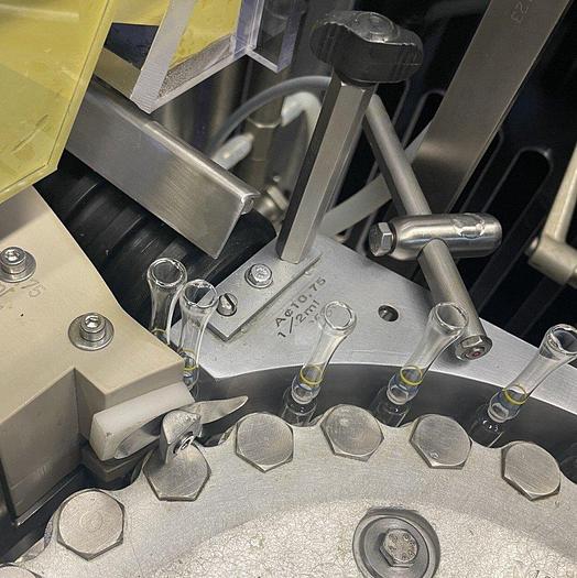 Used J 16391 D - Filling and closing machine for ampoules BAUSCH + STRÖBEL AFV 1010