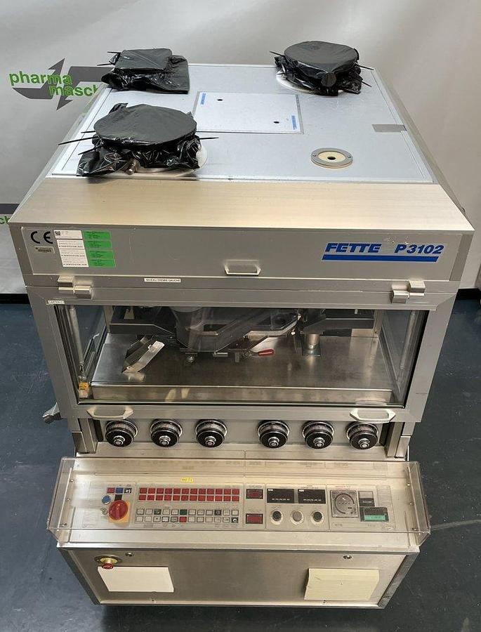 Used F 17169 D - Two-layer rotary tablet press 45 Stations UPGRADE FETTE P 3102 EU-B 
