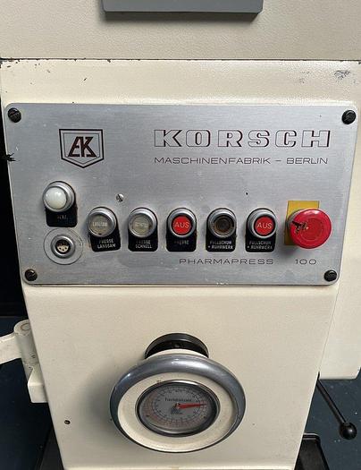 Used F 16384 D - Rotary Tablet Press 6 Stations KORSCH PHARMAPRESS PH 106
