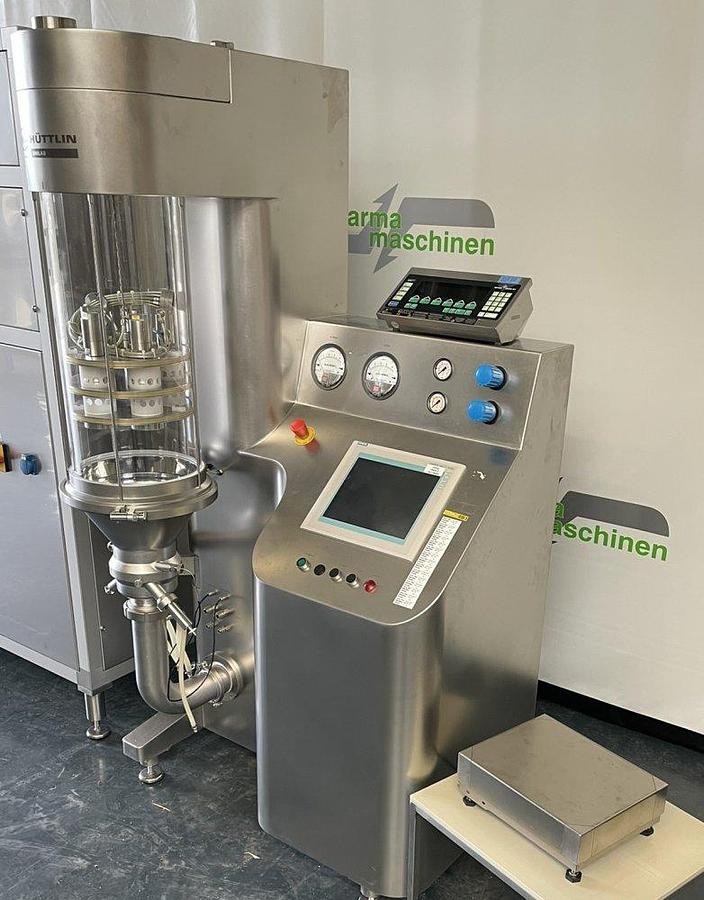 Used E 17112 D - Unilab Fluidbed Dryer/Spray Granulator / Dryer / Coater HÜTTLIN