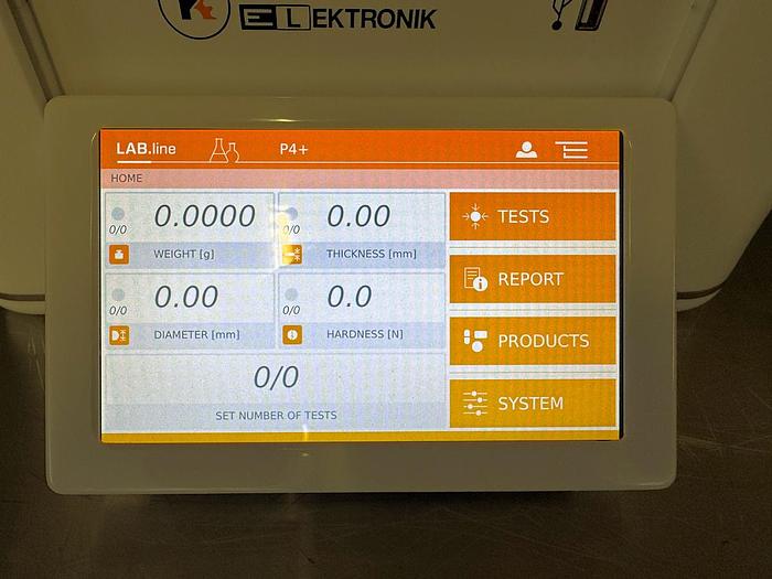 Used U 16506 - Tablet Inspection Machine Kraemer Lab.line P4+